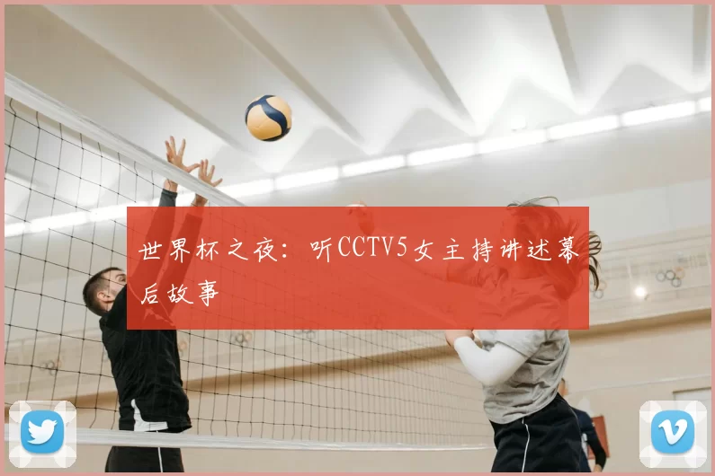 世界杯之夜:听CCTV5女主持讲述幕后故事