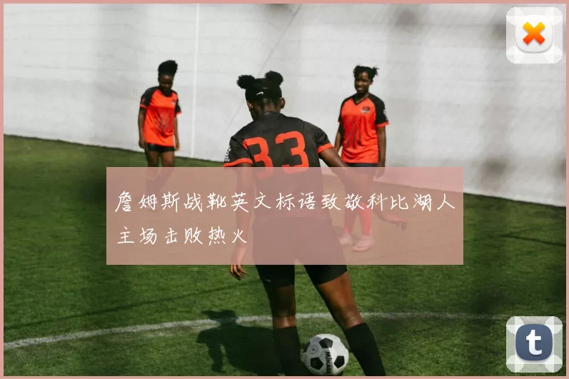 詹姆斯战靴英文标语致敬科比湖人主场击败热火