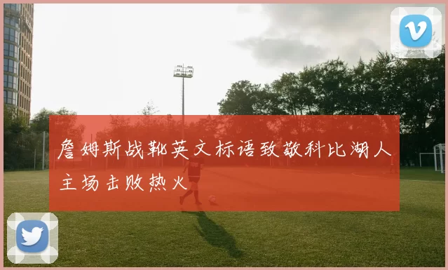 詹姆斯战靴英文标语致敬科比湖人主场击败热火